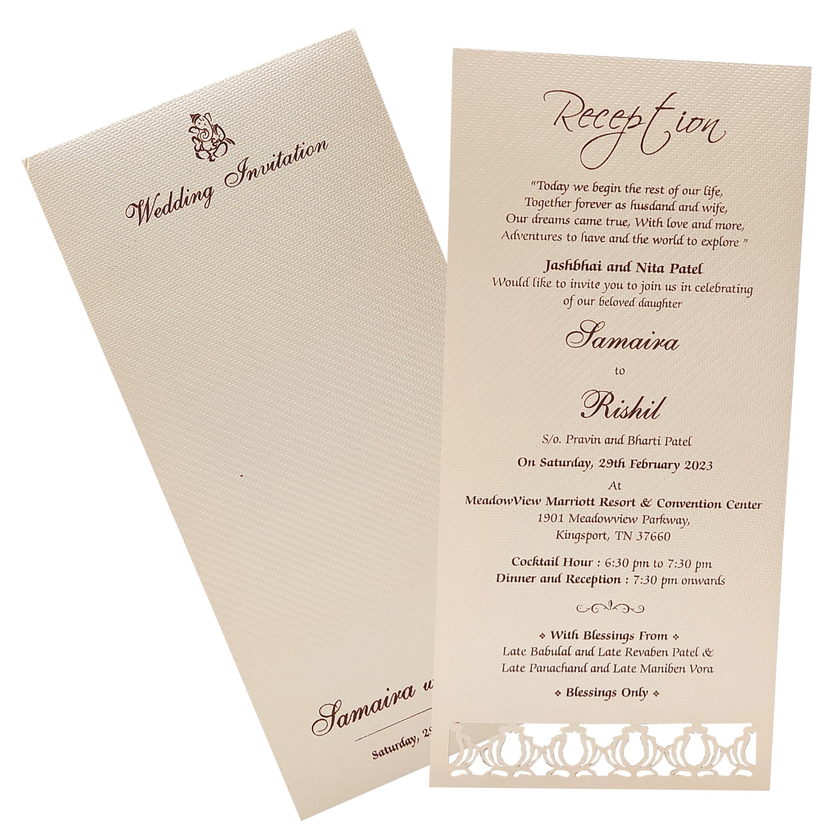 Invitation Card - KMMS8010-1