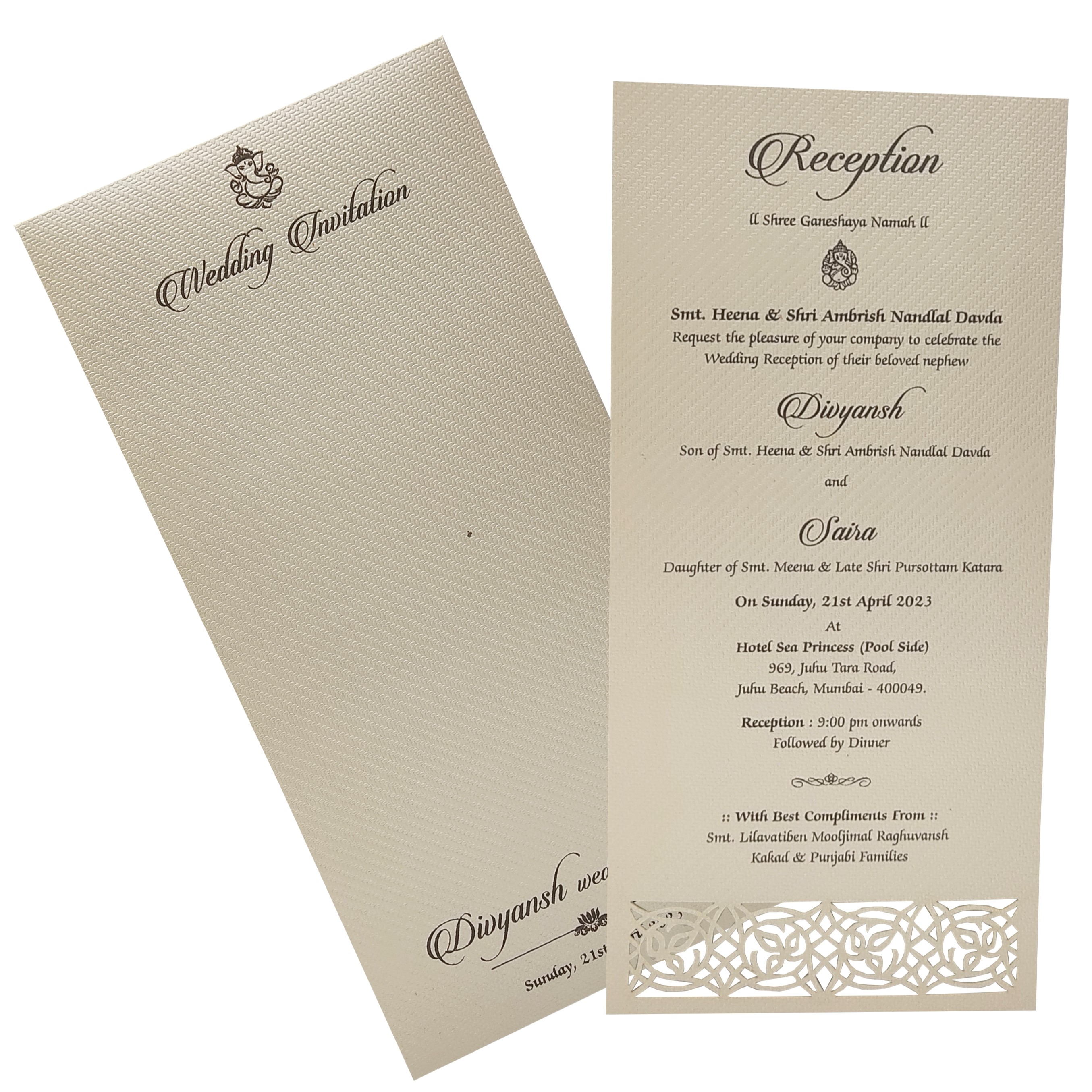 Invitation Card - KMMS8030-2