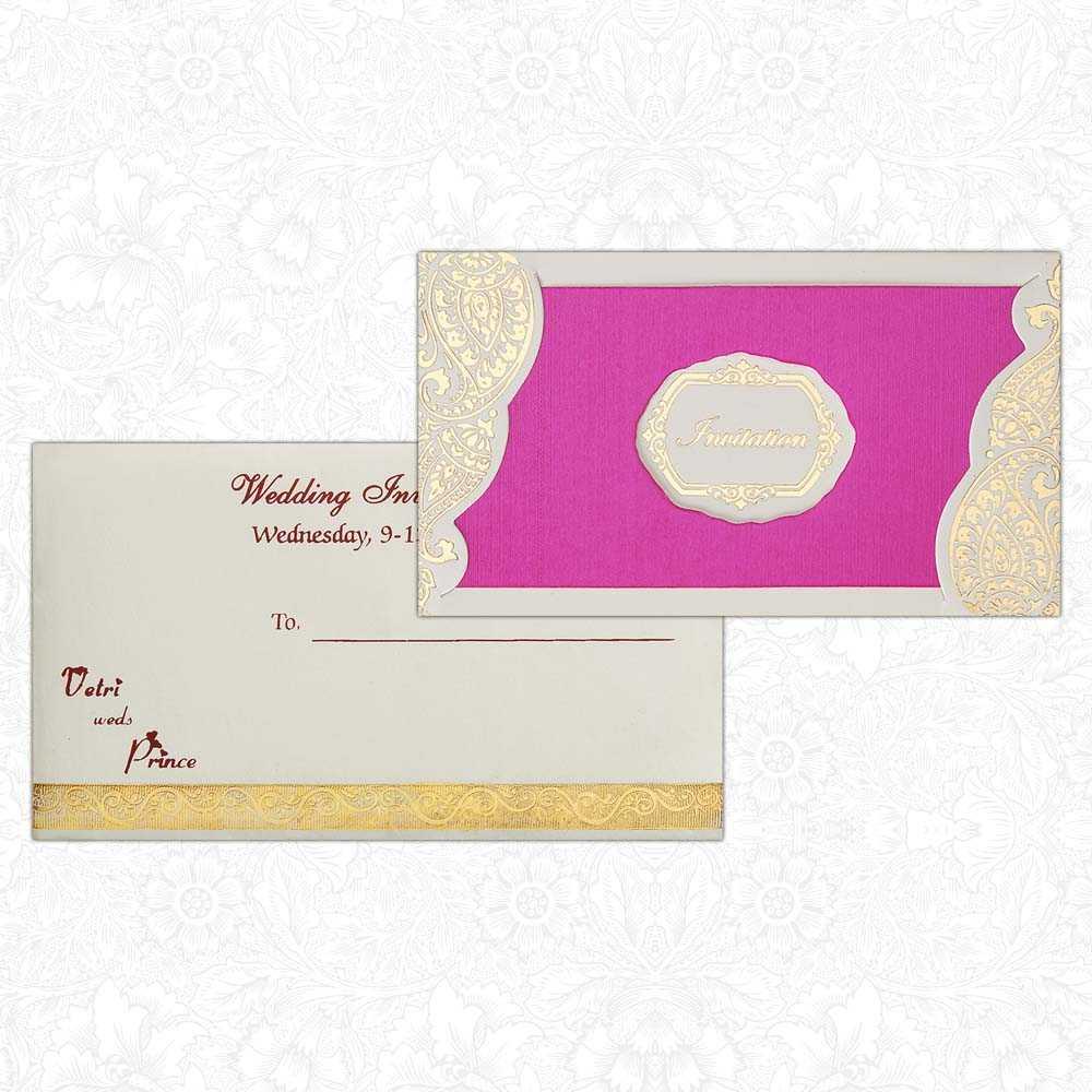 Invitation Card - Personal Indian Wedding Card-KNK1384-3