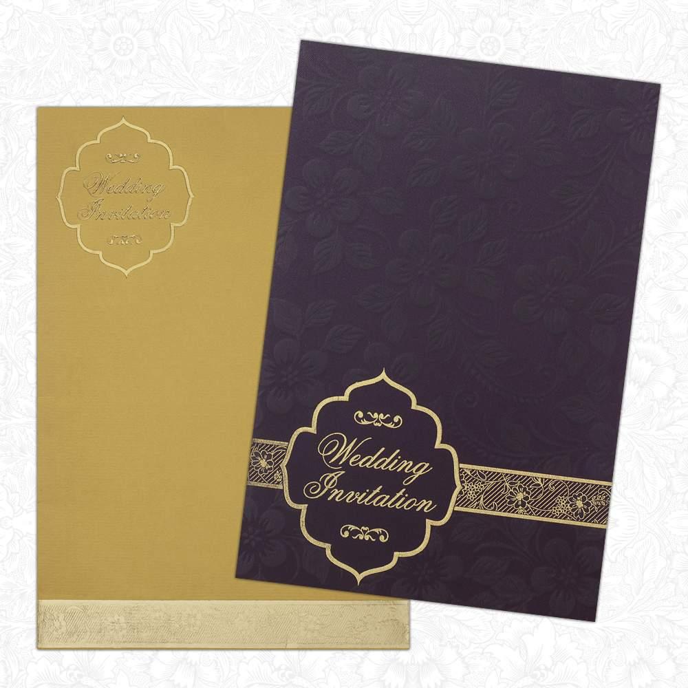 Invitation Card - Elegant Floral Wedding Invitation Cards-KNK3437-2