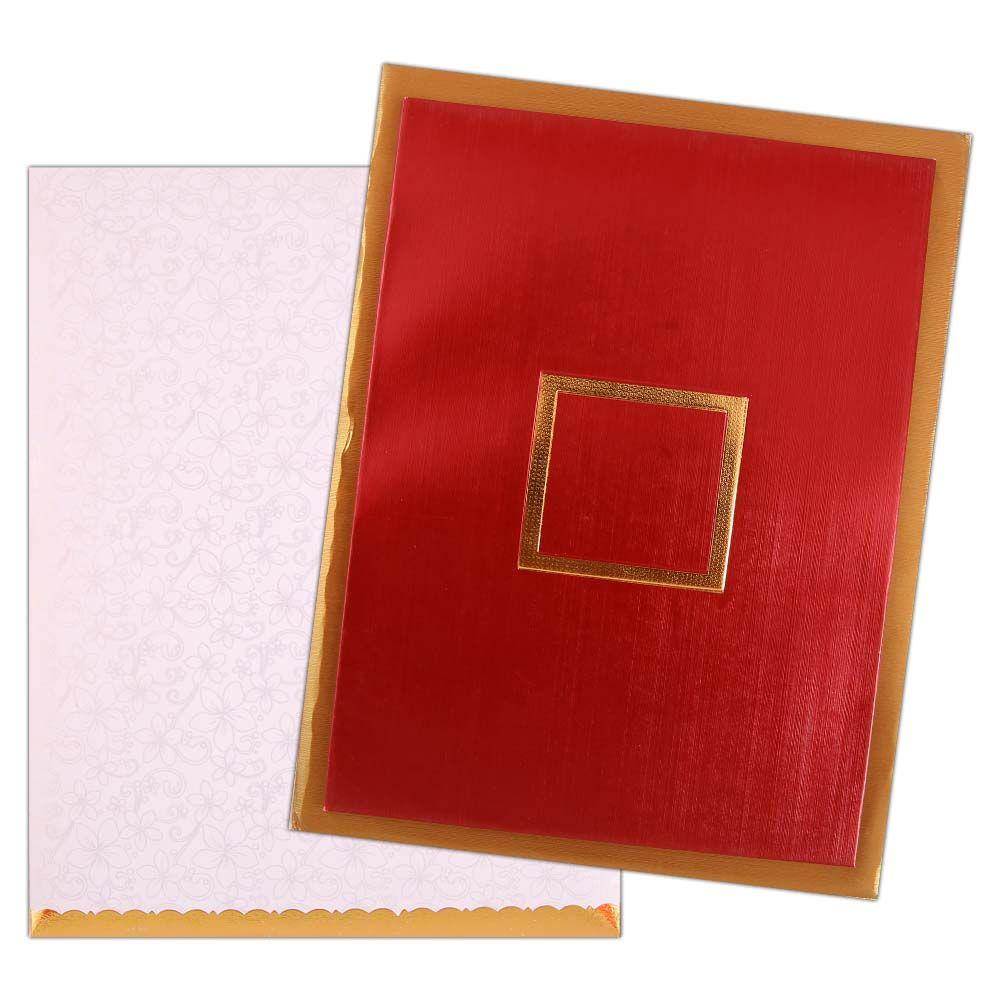 Invitation Card - Multi Occasion Red and Gold card - KNK3727-1