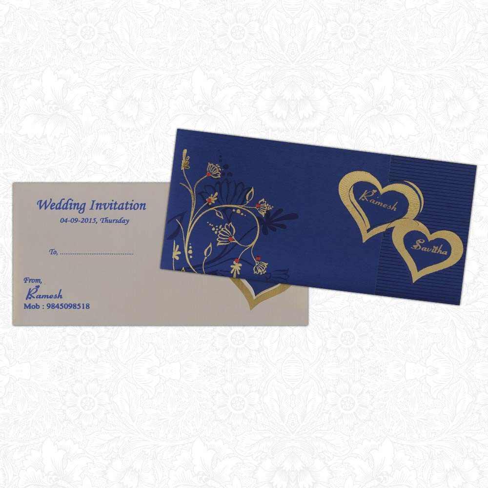 Invitation Card - Delightfully heart-warming Invitation card-KNK3861-0