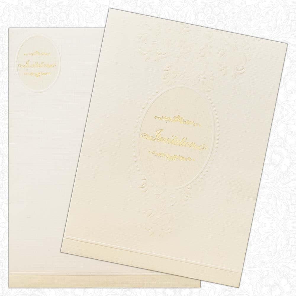 Invitation Card - Soothing Wedding Invitation Card-KNK4891-3