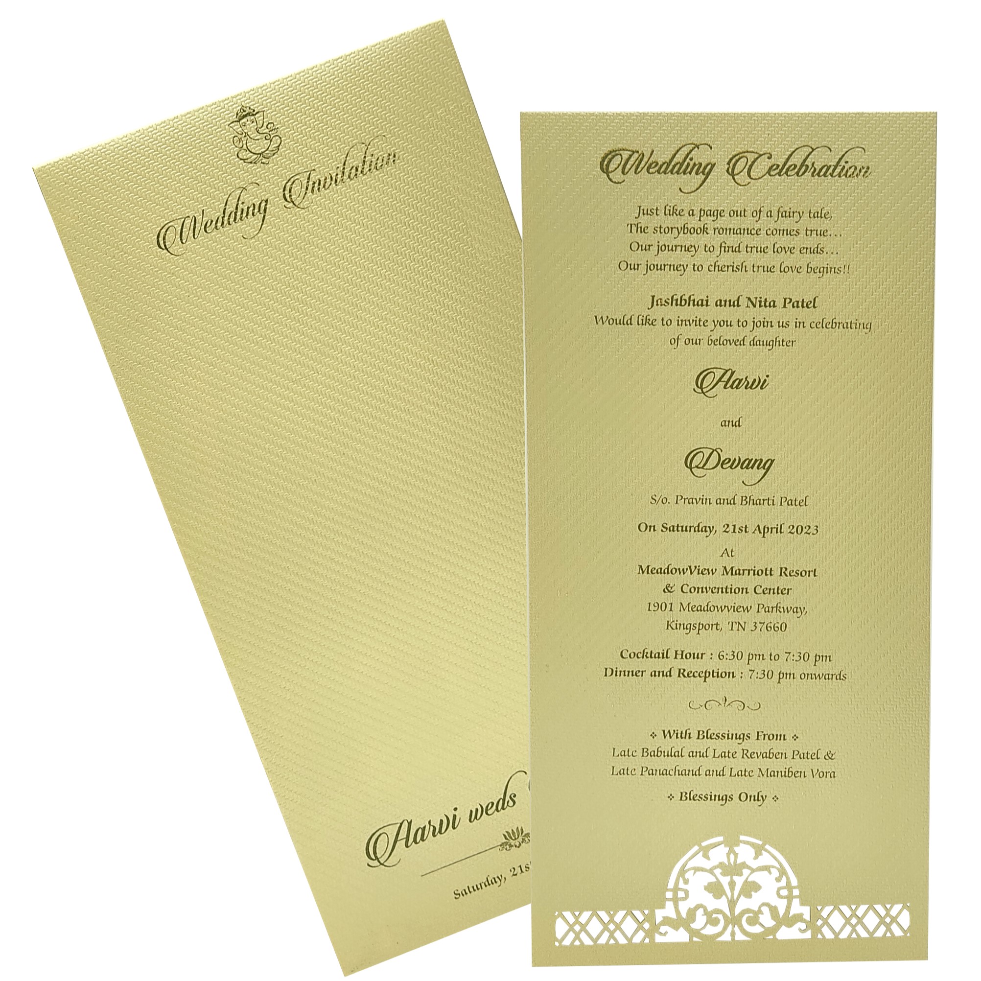 Invitation Card - KMMS8060-2