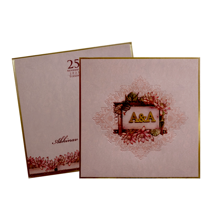 Light Pink Box Invitation Card-1