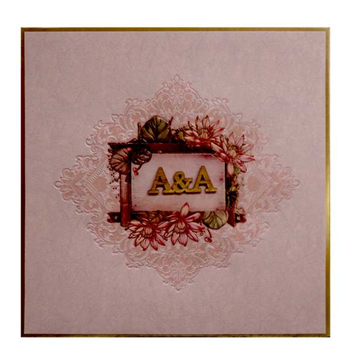 Light Pink Box Invitation Card-2