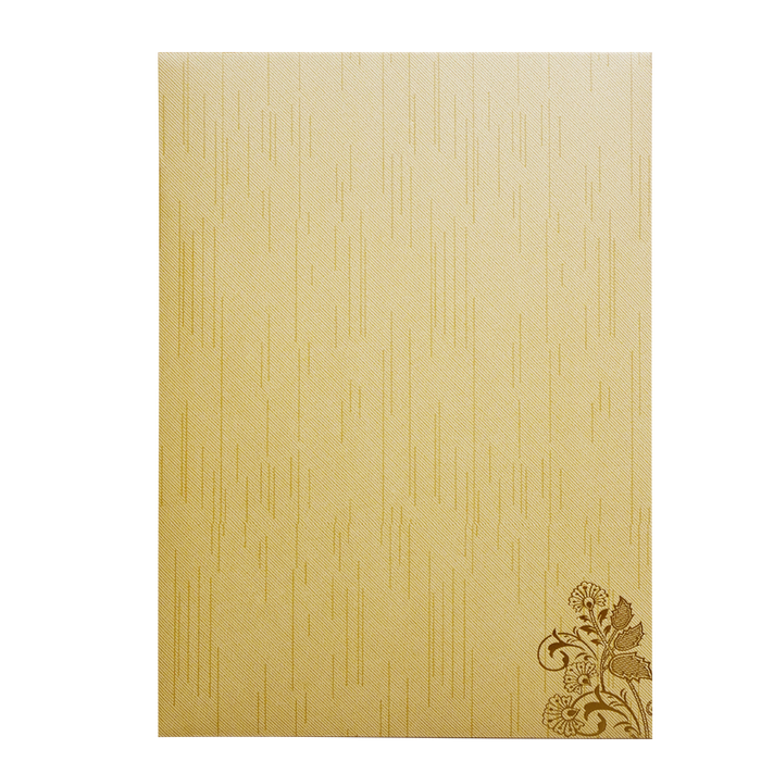 Cream Textured Door-Style Invitation Card-4