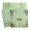 Pista Green Floral Design In Door Opening Pattern-KNKBY5408