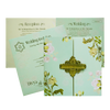 Green Traditional Nameplate Invitation Card