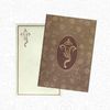 Swarna Ganesha Handmade With Personal Wedding Invitation Card-KNK2657