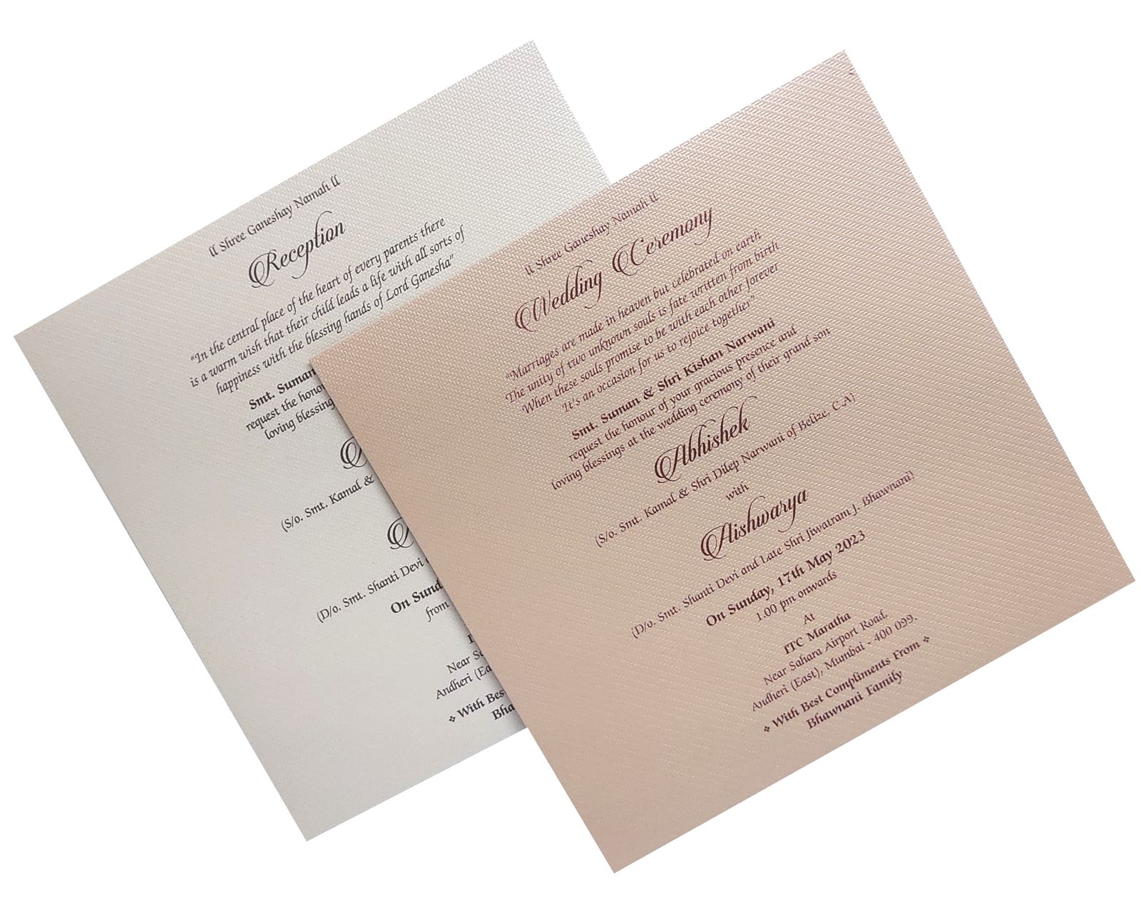Invitation Card - KMMW7031-3