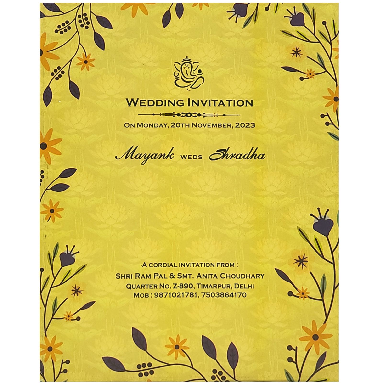 Invitation Card - KKC20080-1