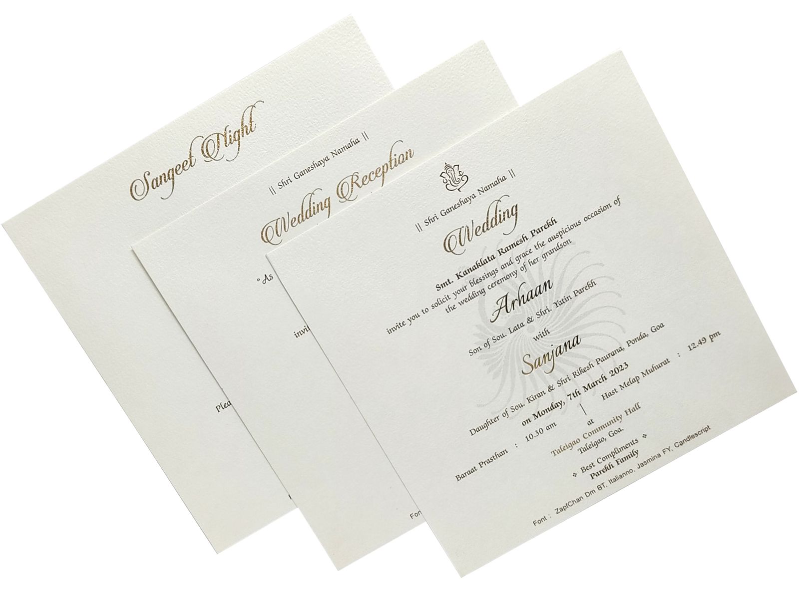 Invitation Card - KRC28212-2