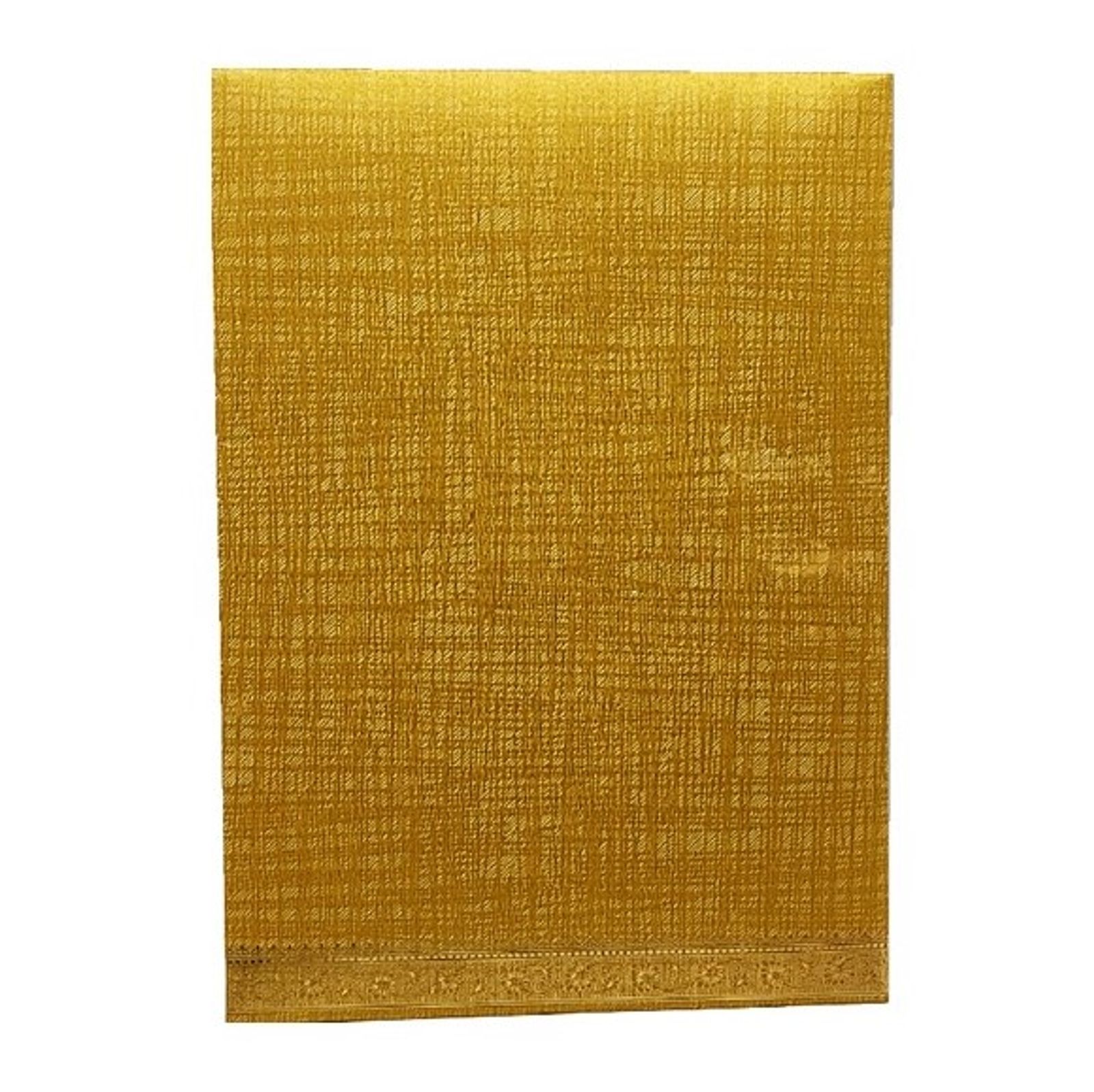 Alluring Blue Shading With Gold foiling Floral Theme Wedding Card-KNCM15BG-3