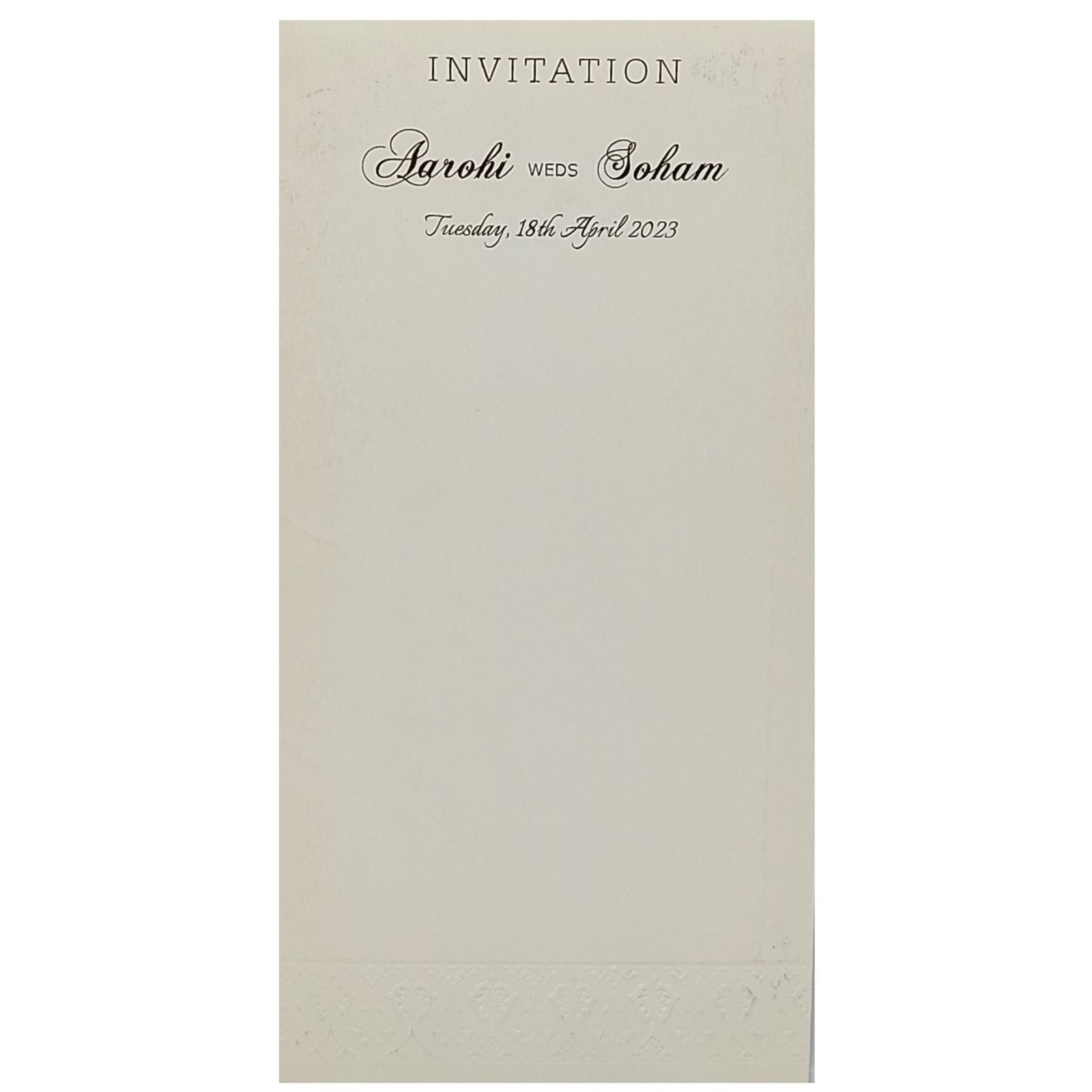 Invitation Card - KRC05321-0