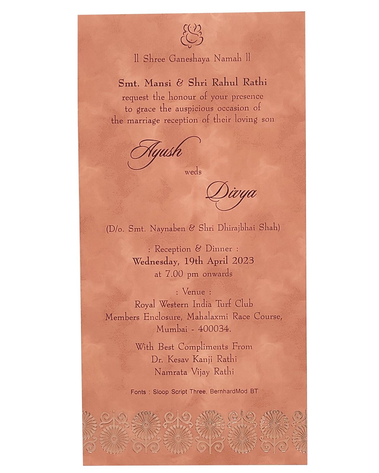 Invitation Card - KRC05241-2