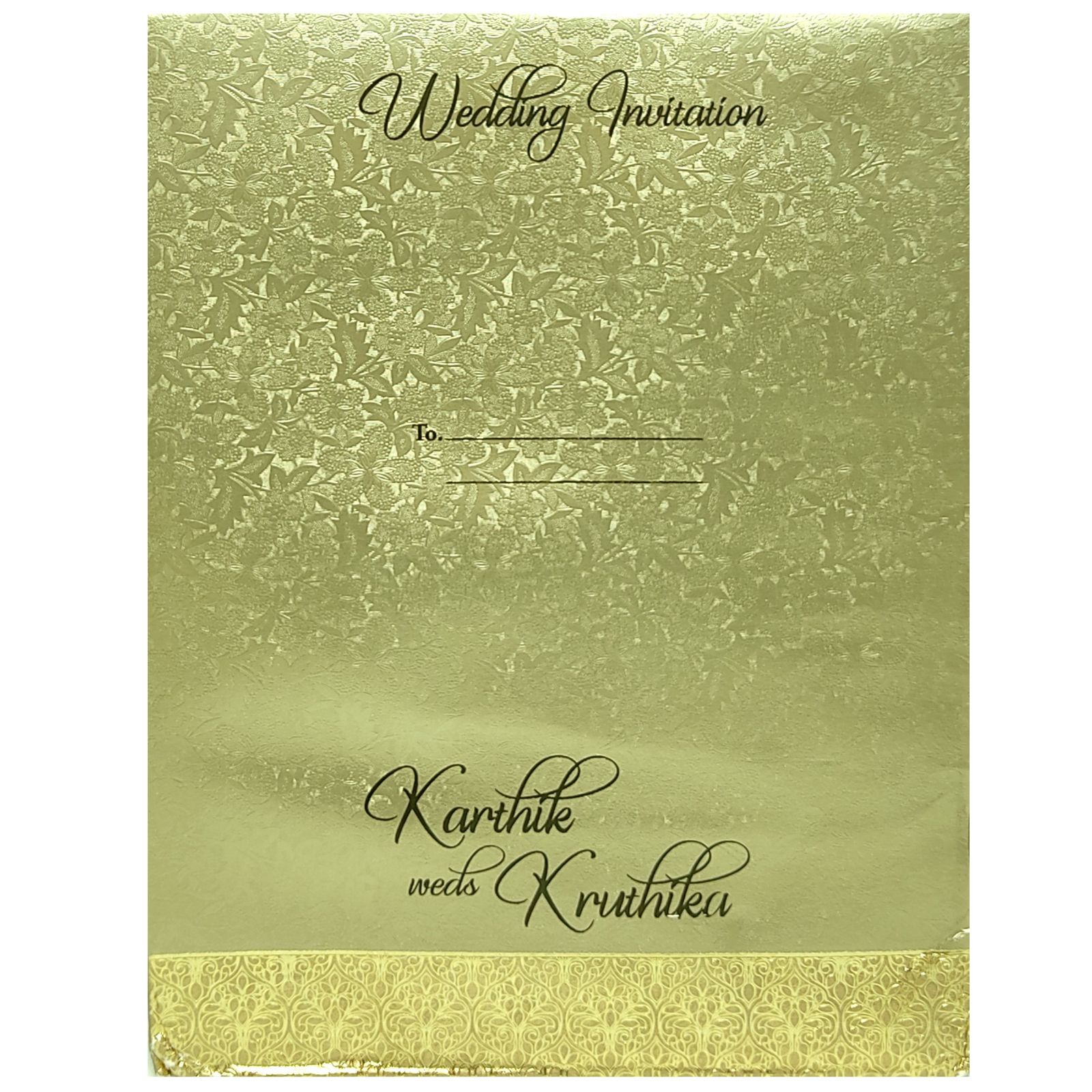Invitation Card - KSI73500-4
