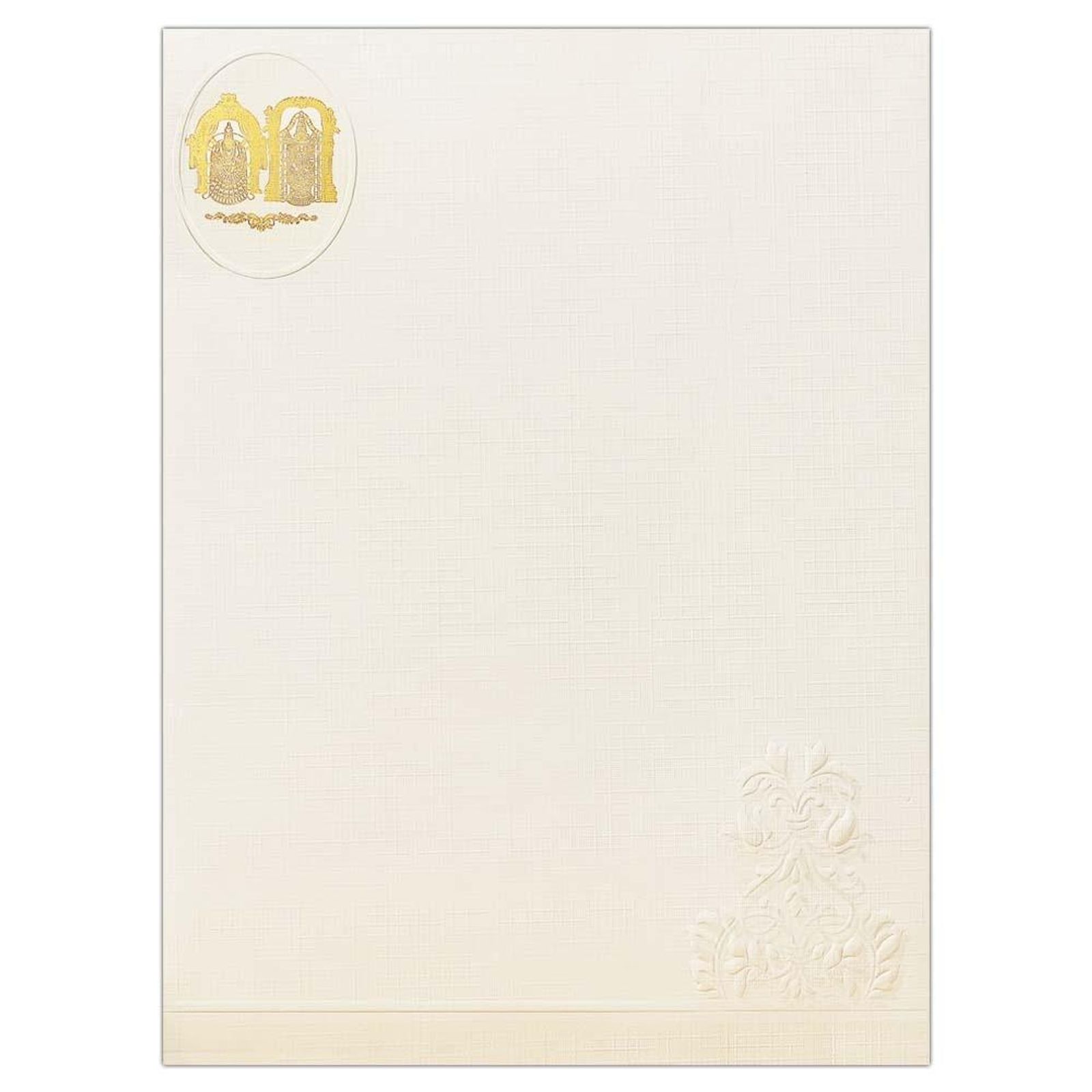 Invitation Card - Traditional Hindu Wedding Card-KNK2141-3
