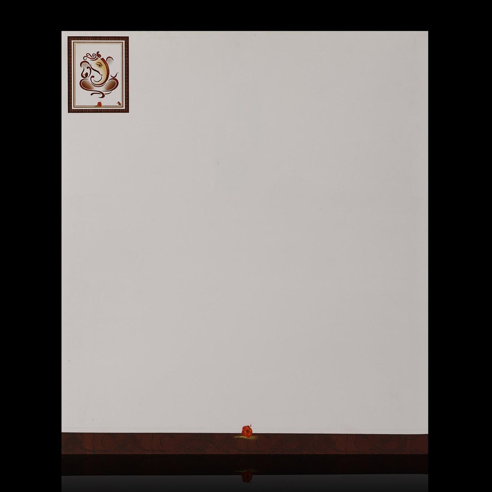 Well Groomed Ganesha With Sandal Shaded Card-KNK3905-4