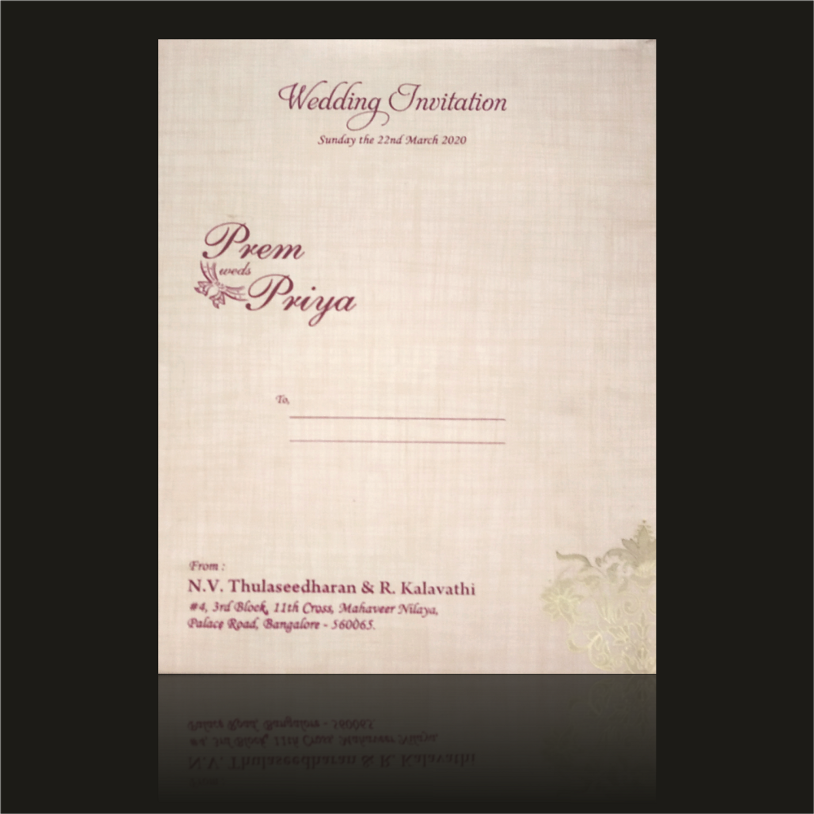 Invitation Card-KNPS9501S-1