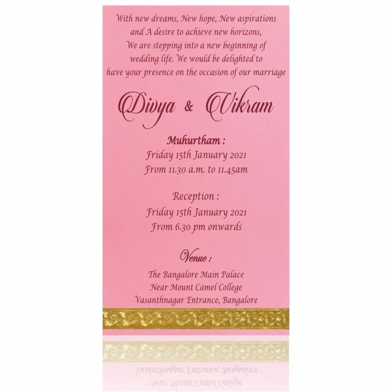 Invitation Card-KNS9001P-0