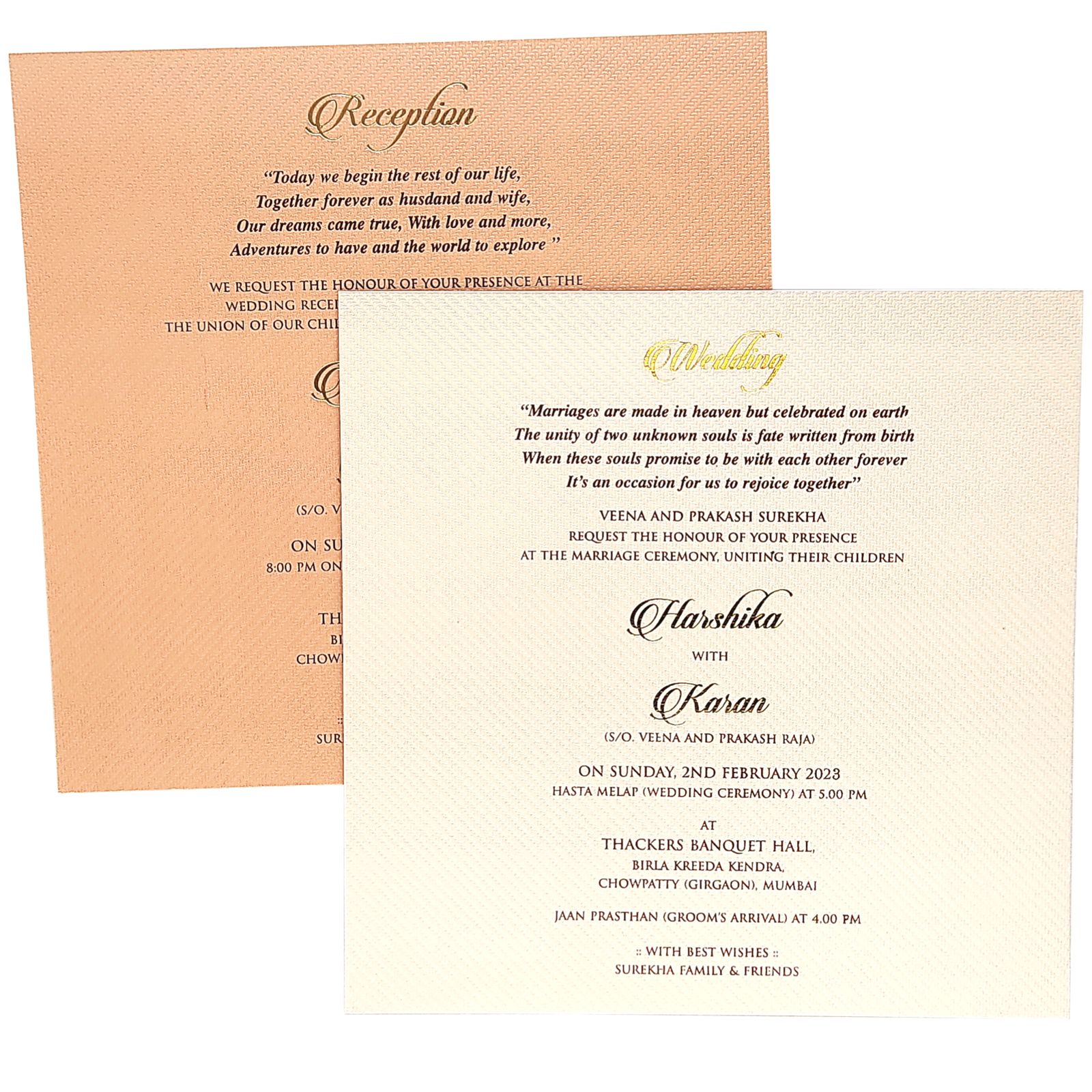 Invitation Card - KMMW7020-2