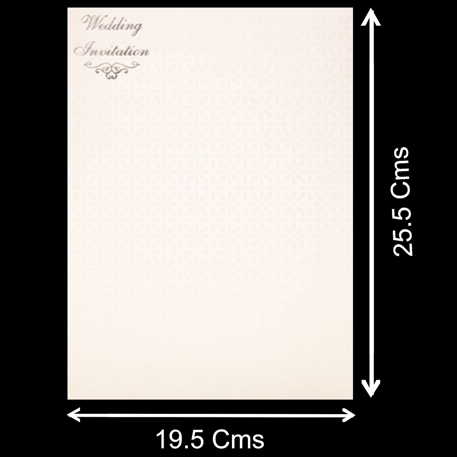 Pristine White Silver Screen with woolly wedding invite - KNK9011SI-2