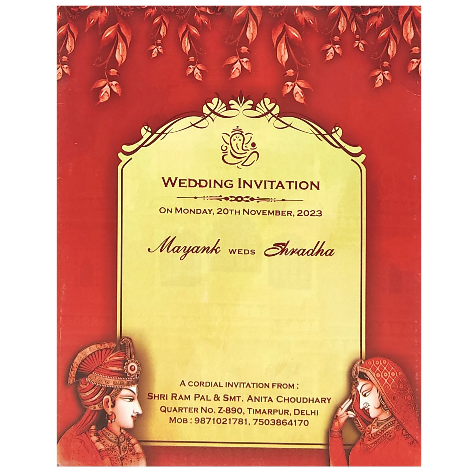 Invitation Card - KKC20060-2