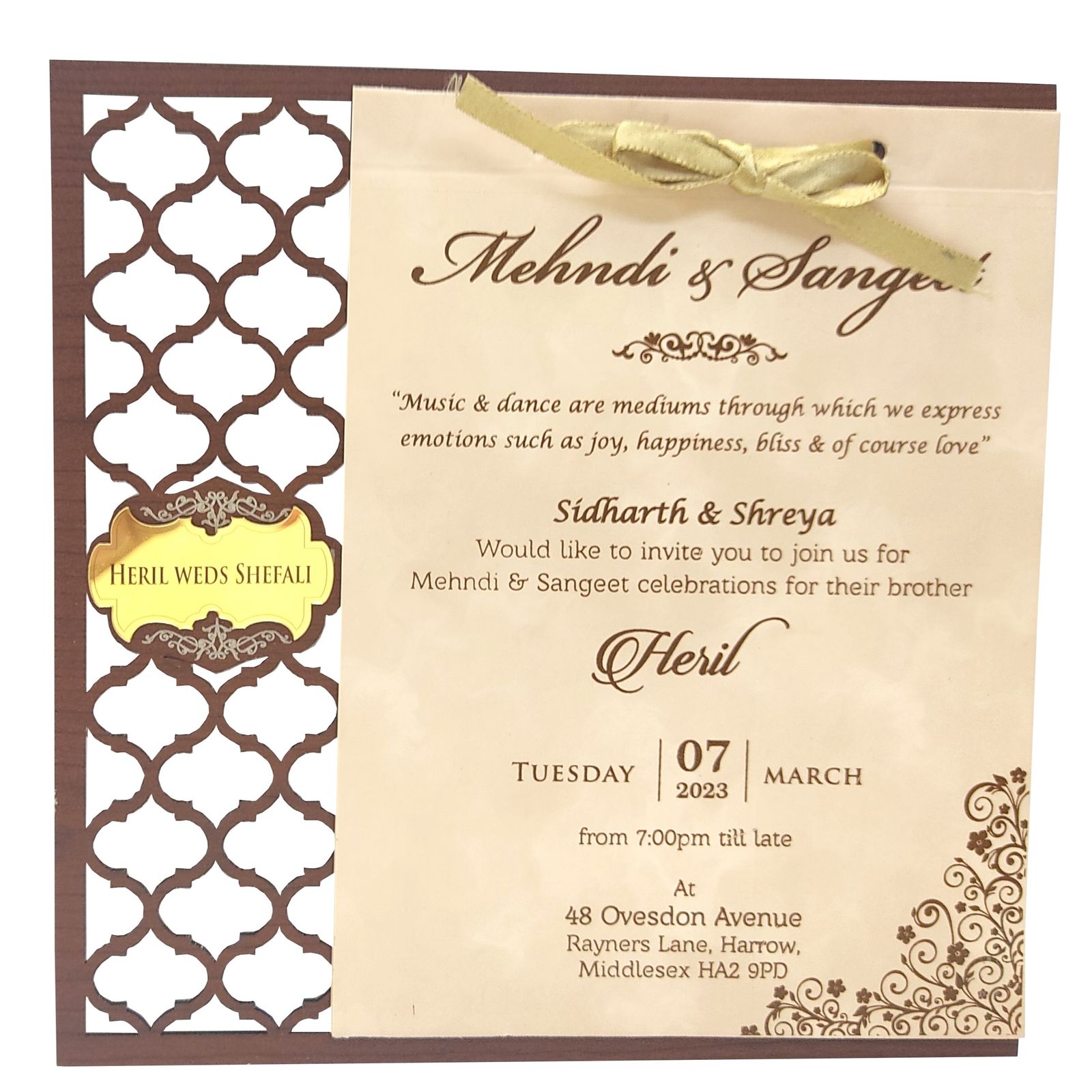 Invitation Card - KVN06300-4