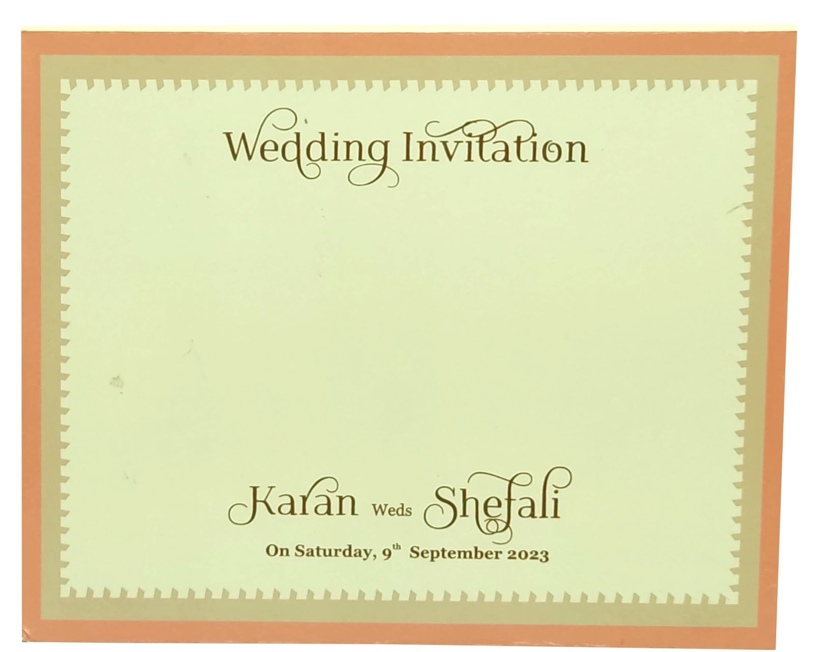 Invitation Card - KSI72590-3