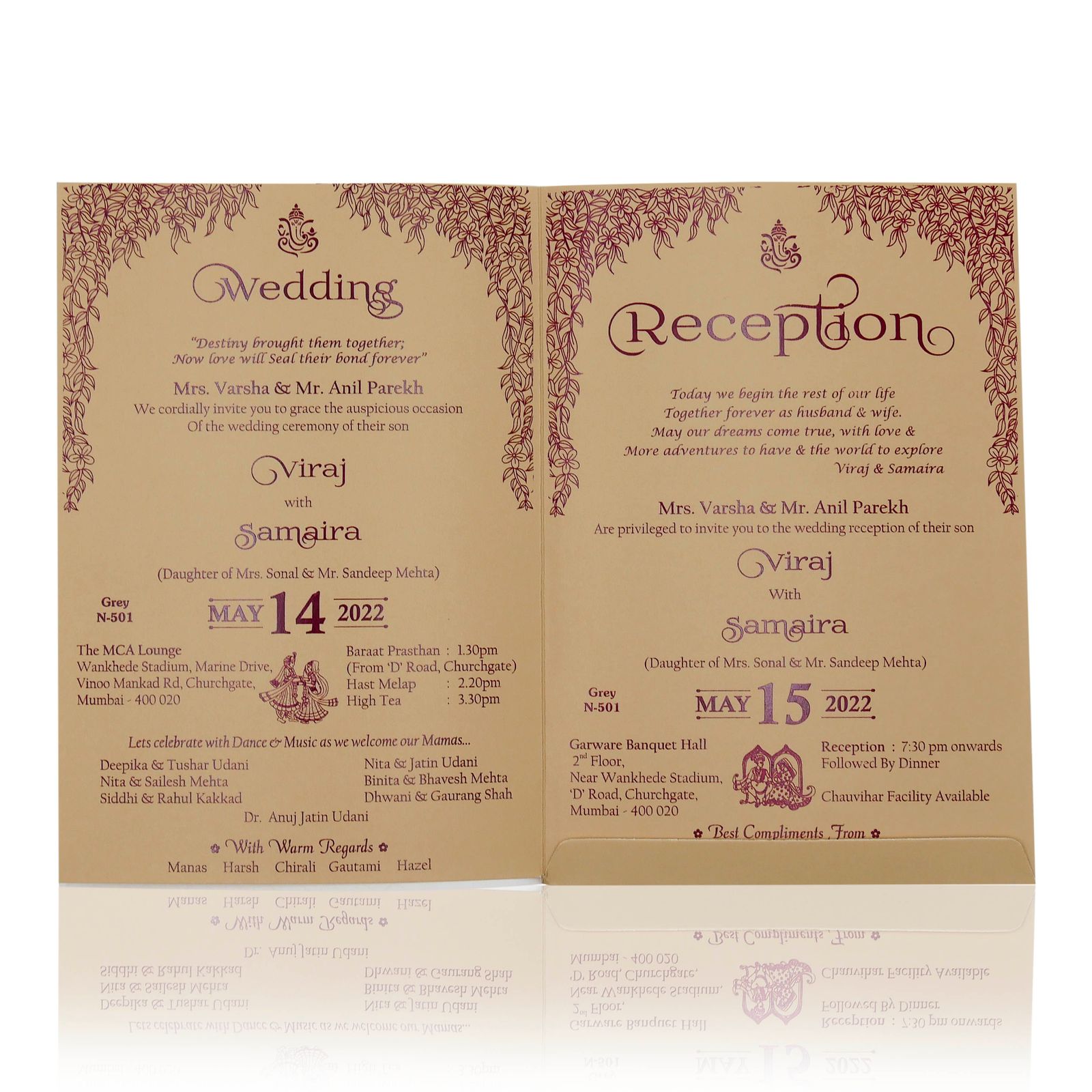 Invitation Card - KVN0501G-1
