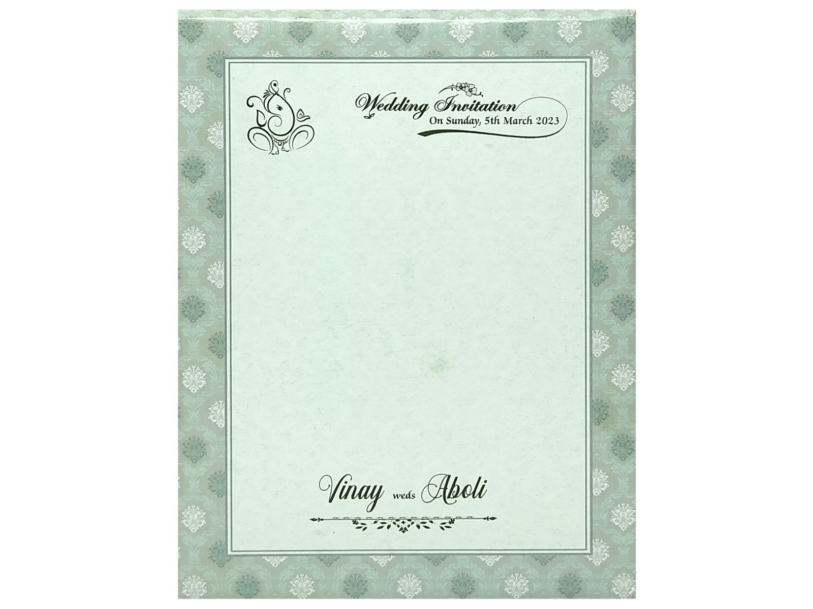 Invitation Card - KSI75570-1