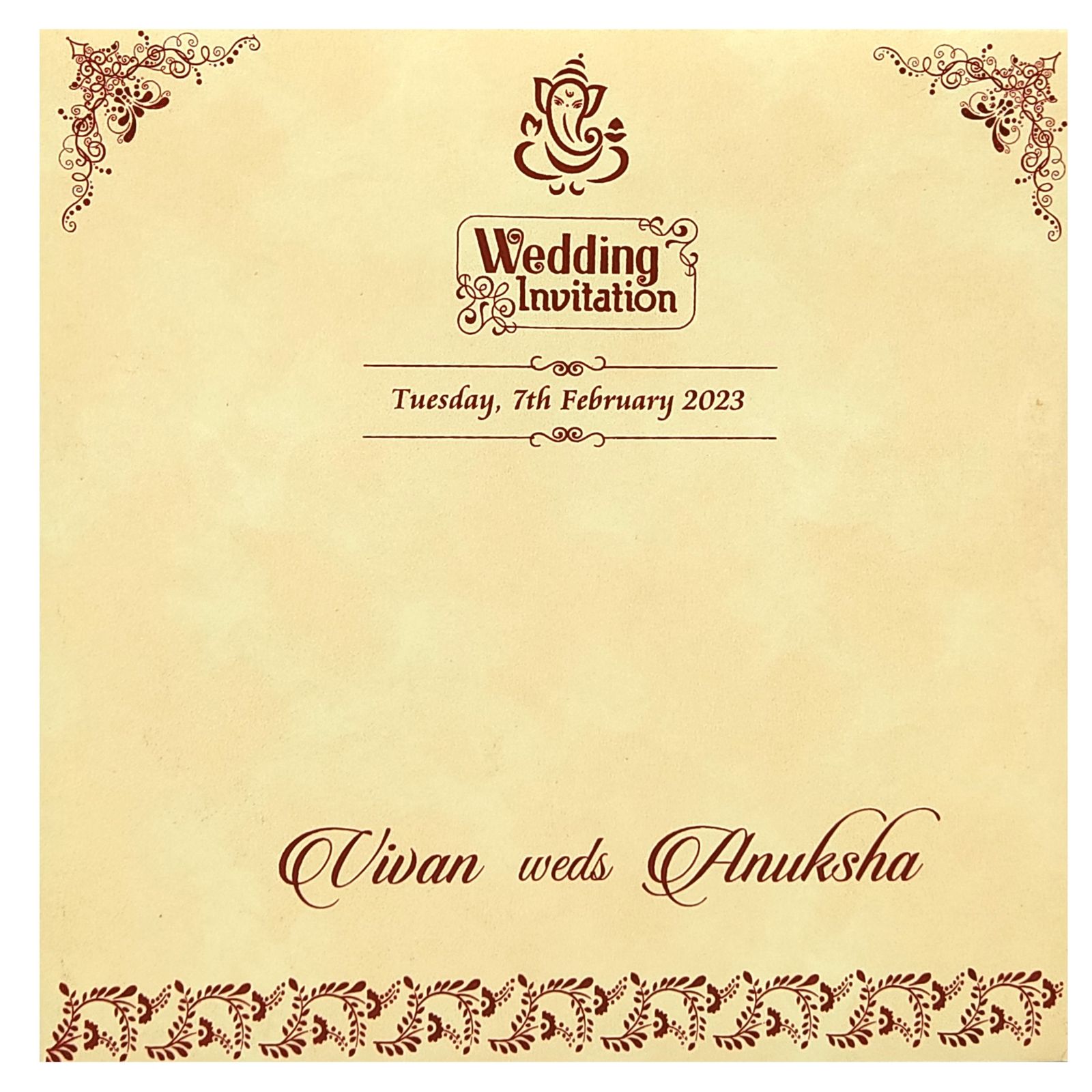 Invitation Card - KSI74640-3
